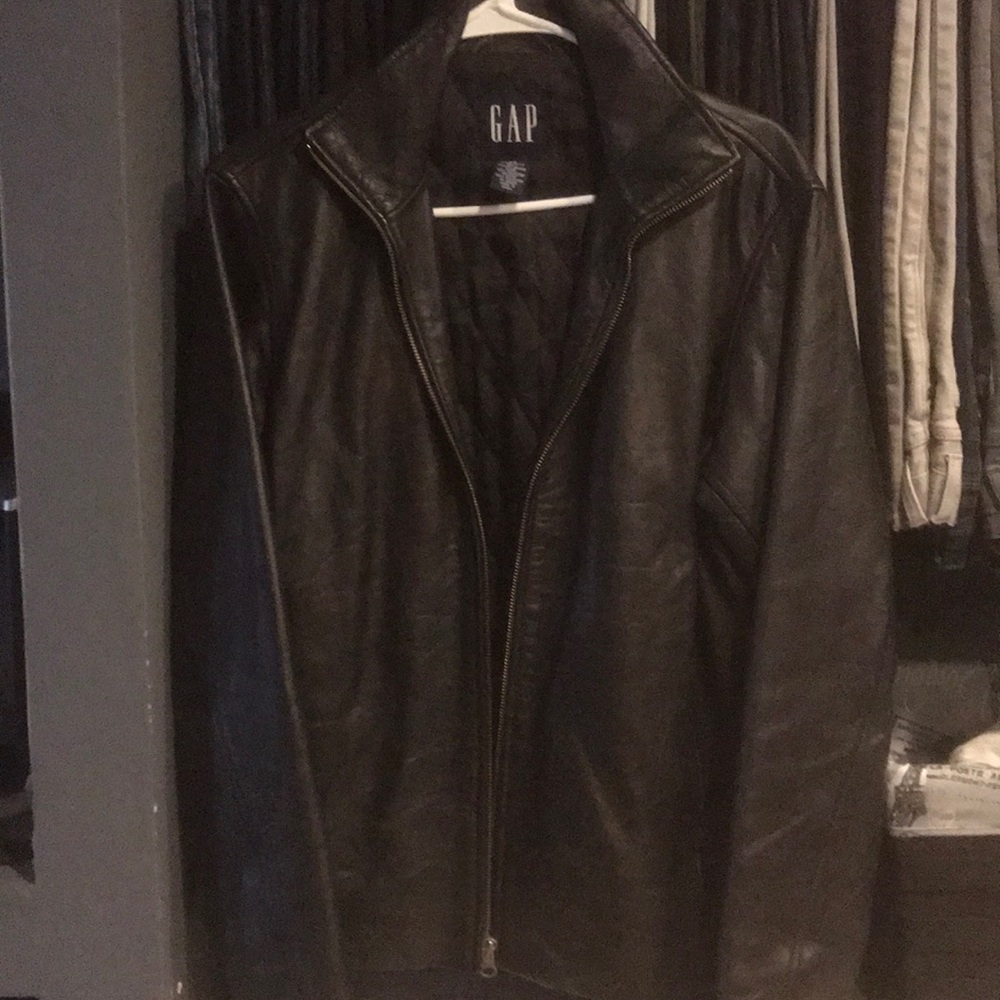 Gap leather jacket